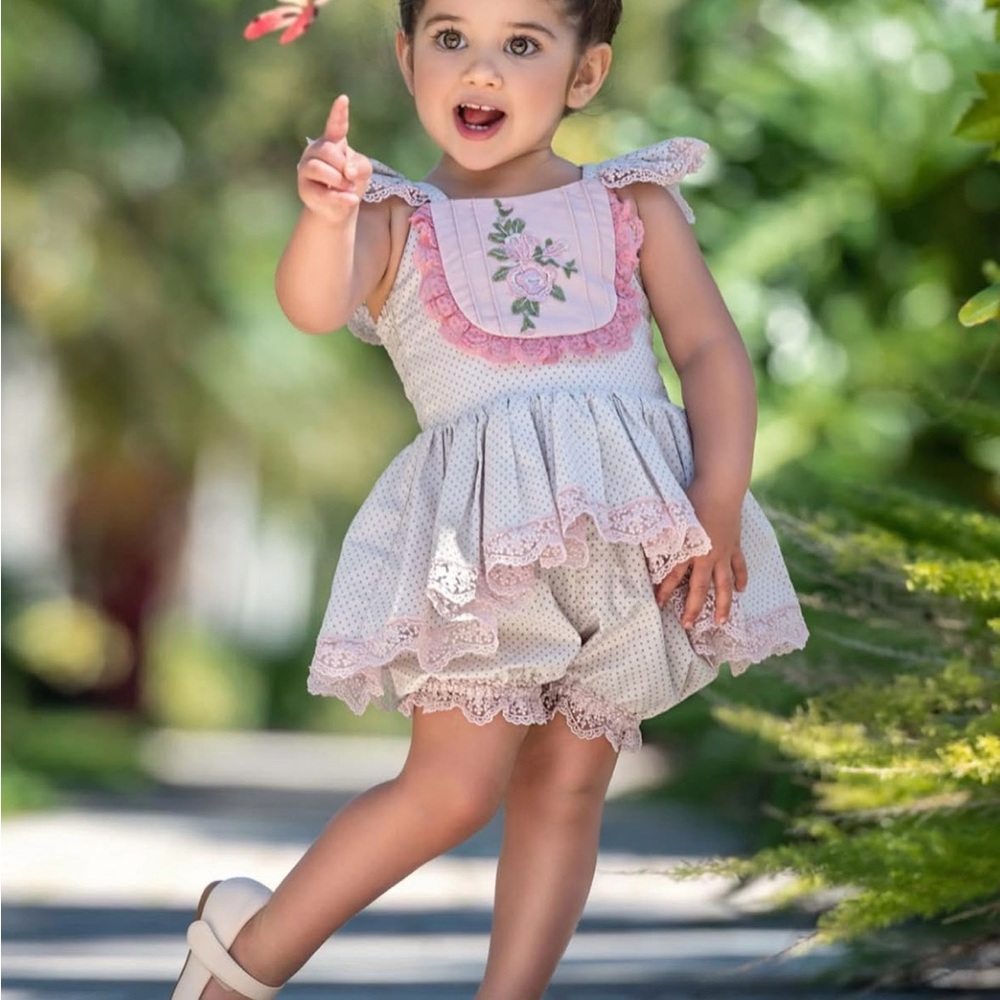 Dollcake Summer Romance Romper Size 8Y